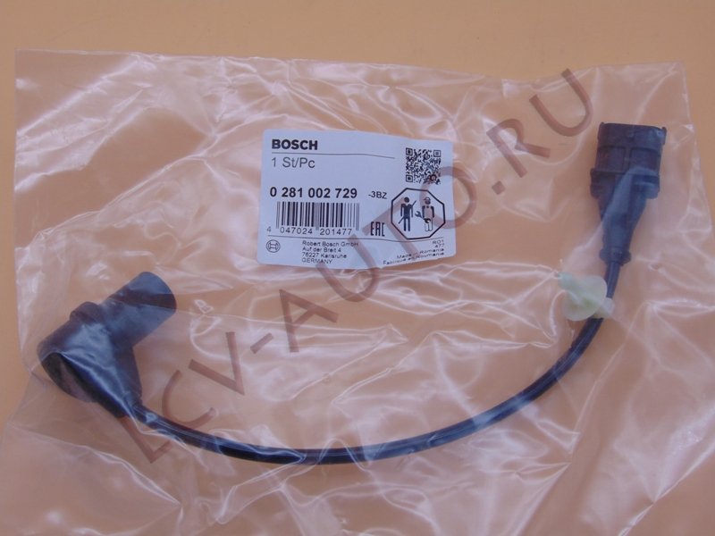 Датчик положения коленвала - BOSCH (артикул: 0281002729)
