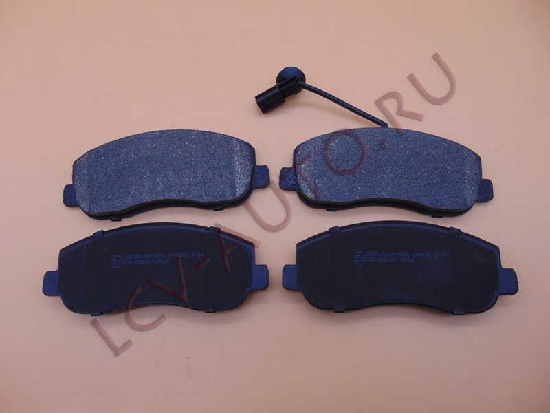 Колодки тормозные передние - EUROREPAR (артикул: 1682314280)