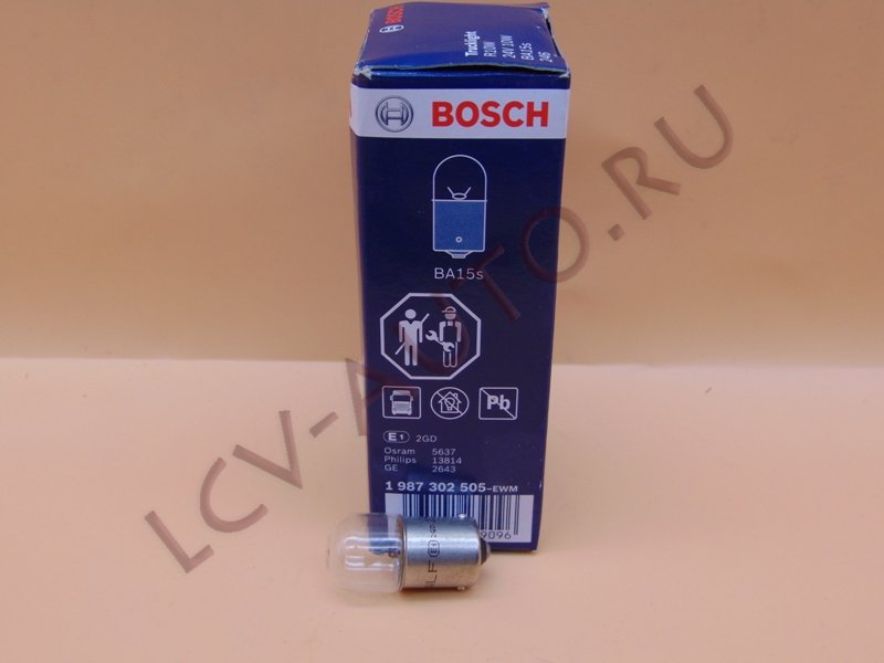 Лампа R10W 24V - BOSCH (артикул: 1987302505)