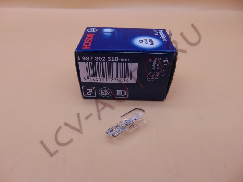 Лампа W5W 24V 5W - BOSCH (артикул: 1987302518)