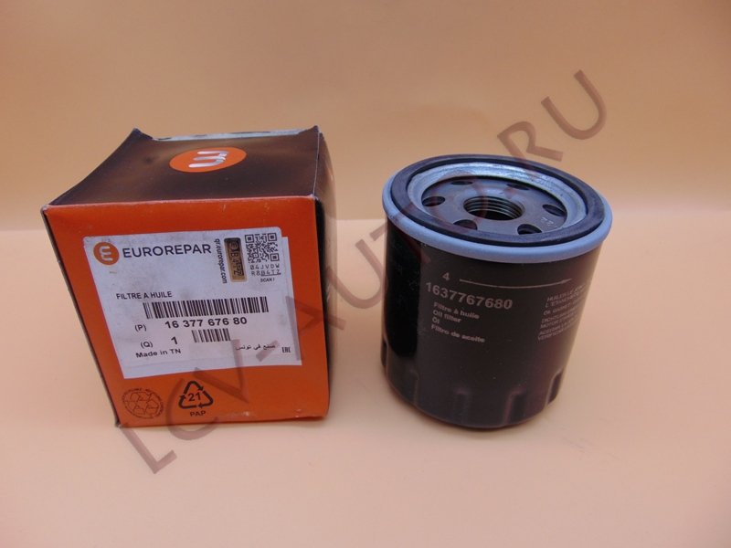 Фильтр масляный - EUROREPAR (артикул: 1637767680)