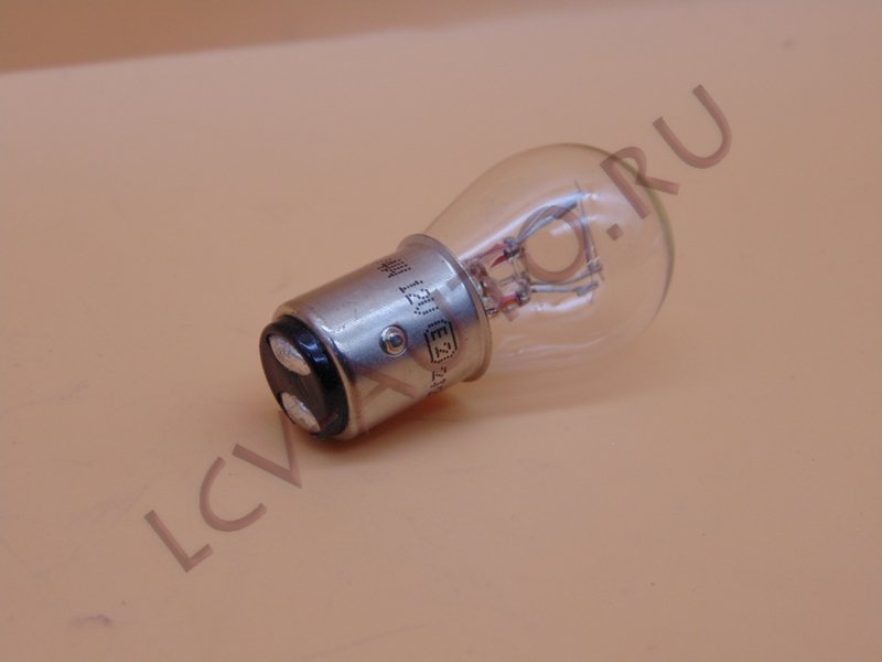 Лампа P21/4W 12V BAZ15d двухконт со смещением - BOSCH (артикул: 1987302813)