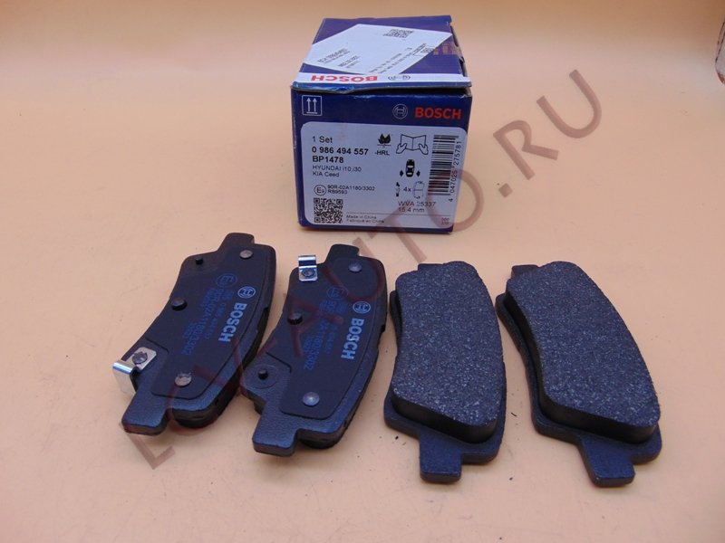 Колодки тормозные - BOSCH (артикул: 0986494557)