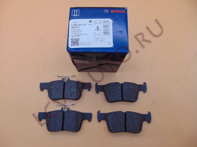 Колодки тормозные дисковые - BOSCH (артикул: 0986494839)