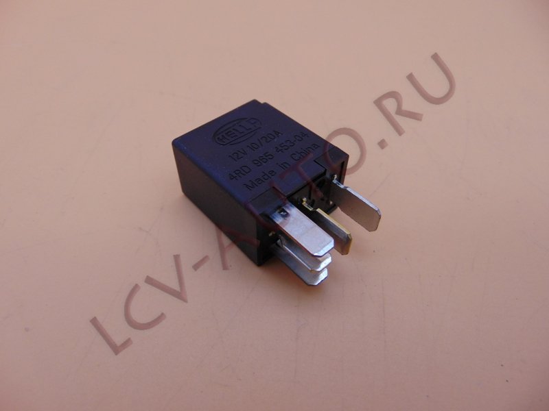 Реле 12В 10/20A 5-и контактное - HELLA (артикул: 4RD965453041)