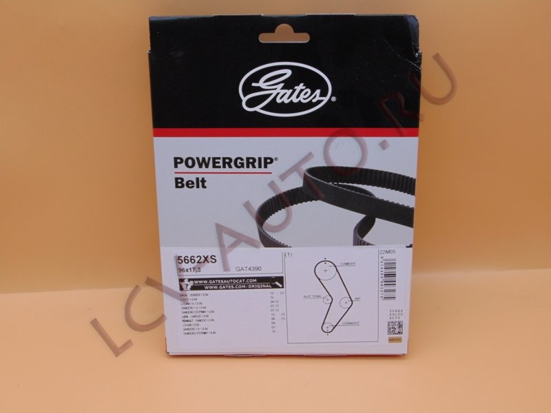 Ремень зубчатый - GATES (артикул: 5662XS)