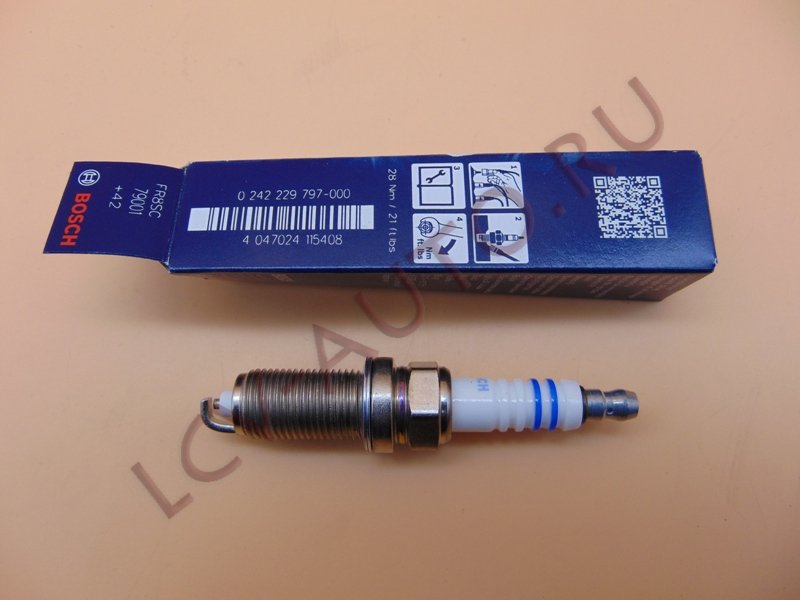 Свеча зажигания - BOSCH (артикул: 0242229797)
