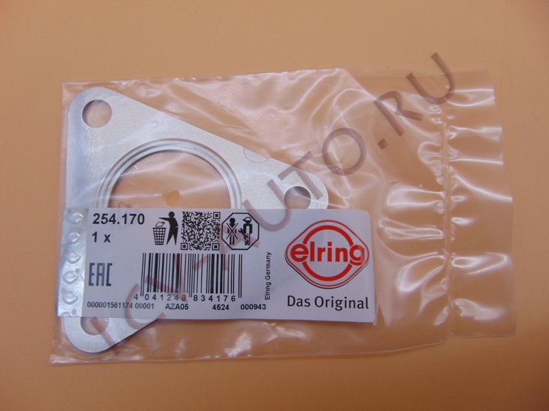 Прокладка турбины (треуг) 2.2/2.4 FORD - ELRING (артикул: 254170)