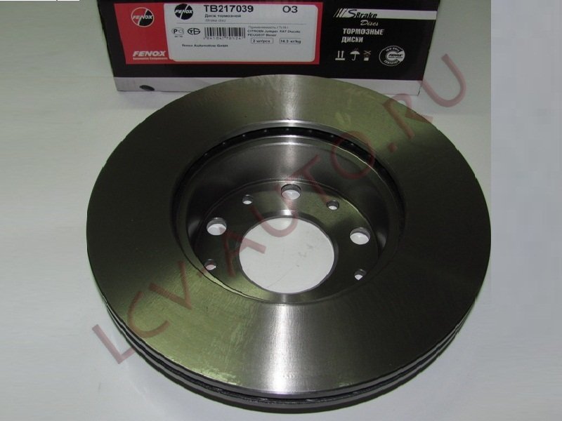 Диск тормозной передний 280*24 - FENOX (артикул: TB217039)