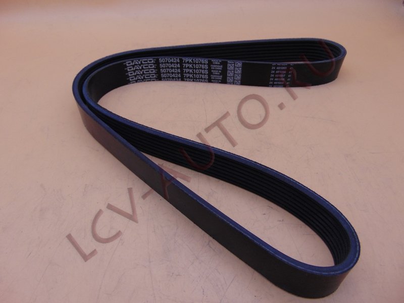 Ремень генератора 2.3 IVECO - DAYCO CN (артикул: 7PK1076)