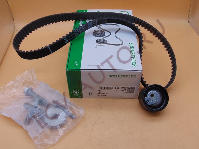 Ремень ГРМ + ролик - INA (артикул: 530 0197 10)