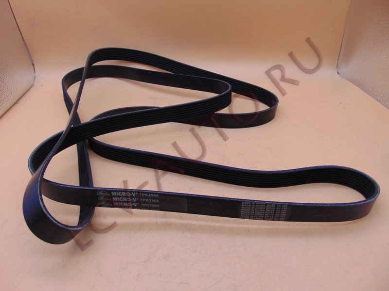 Ремень генератора без AC 155 7PK2968 - GATES (артикул: 7PK2968)