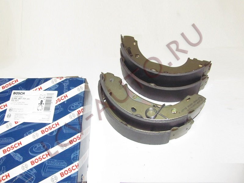 Колодки тормозные задние (барабан) - BOSCH (артикул: 0986487701)