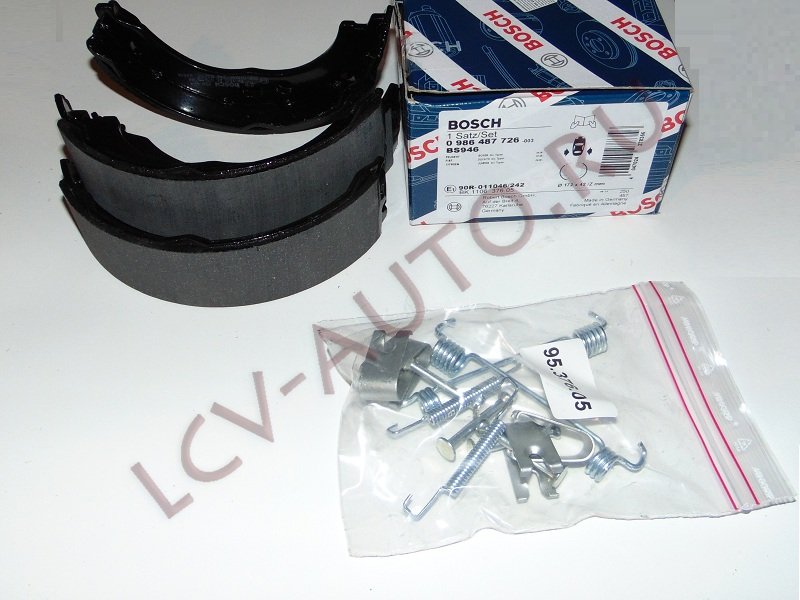 Колодки ручного тормоза - BOSCH (артикул: 0986487726)