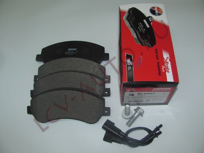 Колодки тормозные передние 115/140/155 - FENOX (артикул: BP43087)