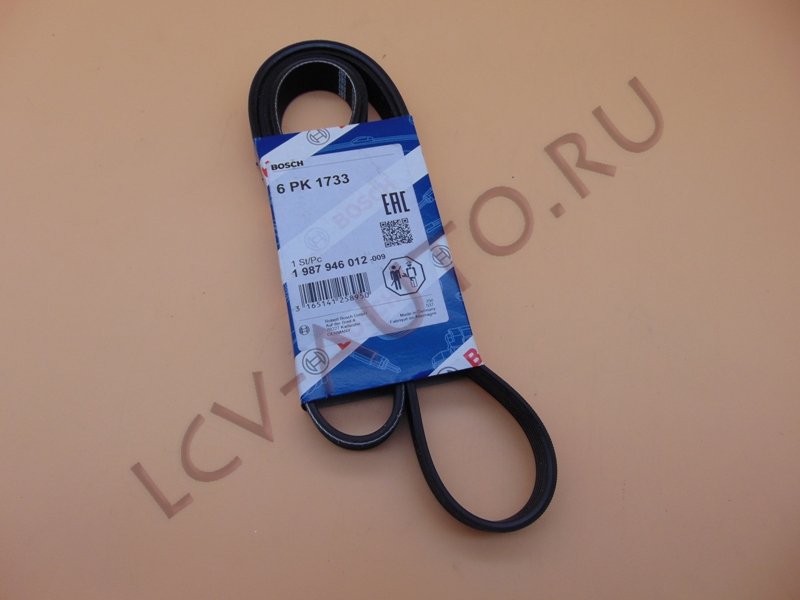 Ремень поликлиновой 6PK1733 - BOSCH (артикул: 1987946012)