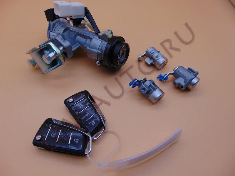 Замок зажигания + ключи + к-т личинок - JAC (артикул: 3704020R1040Z001)