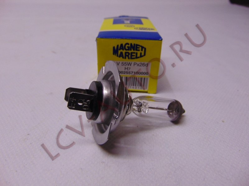 Лампа H7 12V 55W - MAGNETI MARELLI (артикул: 002557100000)