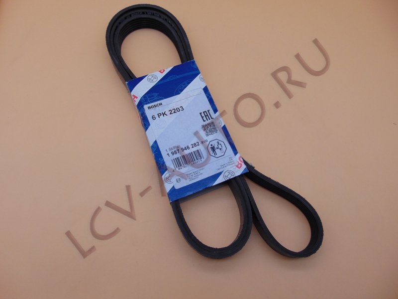 Ремень 6PK2205 - BOSCH (артикул: 1987946282)