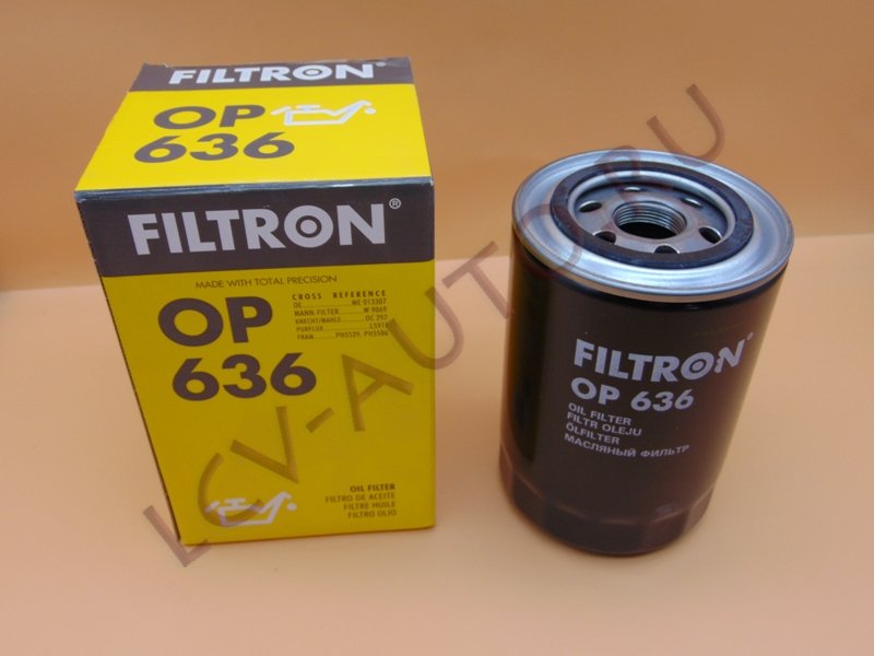 Фильтр масляный - FILTRON (артикул: OP636)