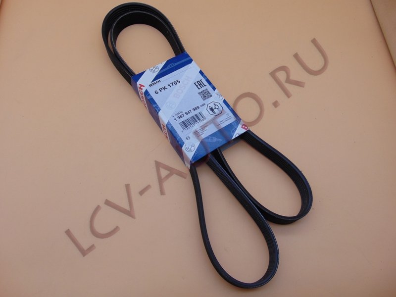 Ремень 6PK1705 - BOSCH (артикул: 1987947989)