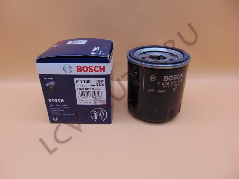 Фильтр масляный 2.2 FORD (металл) - BOSCH (артикул: F026407188)