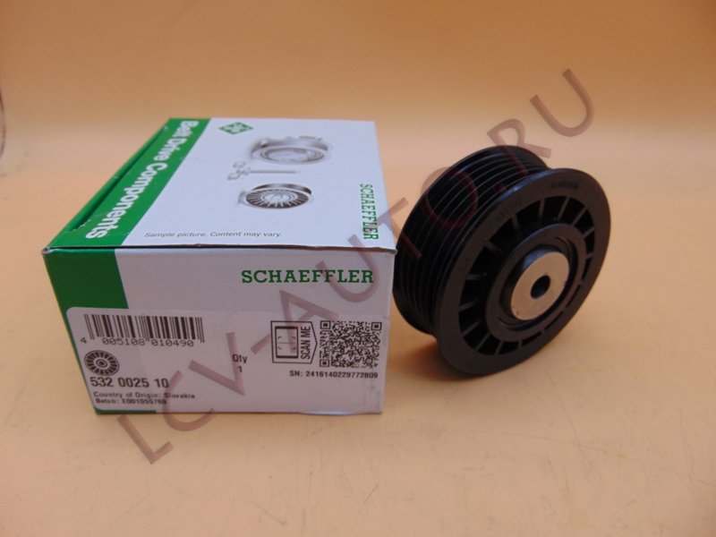 Ролик ремня (ручейковый) - INA (артикул: 532 0025 10)