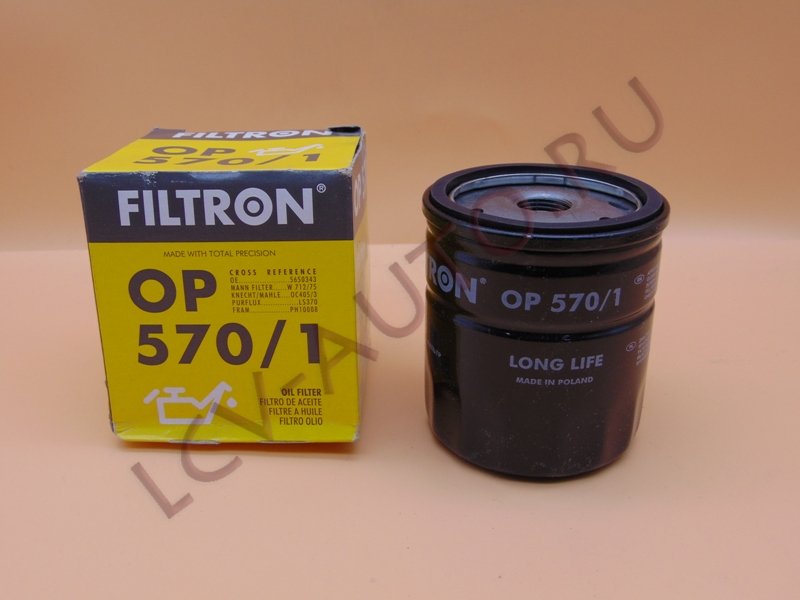 Фильтр масляный - FILTRON (артикул: OP 570/1)