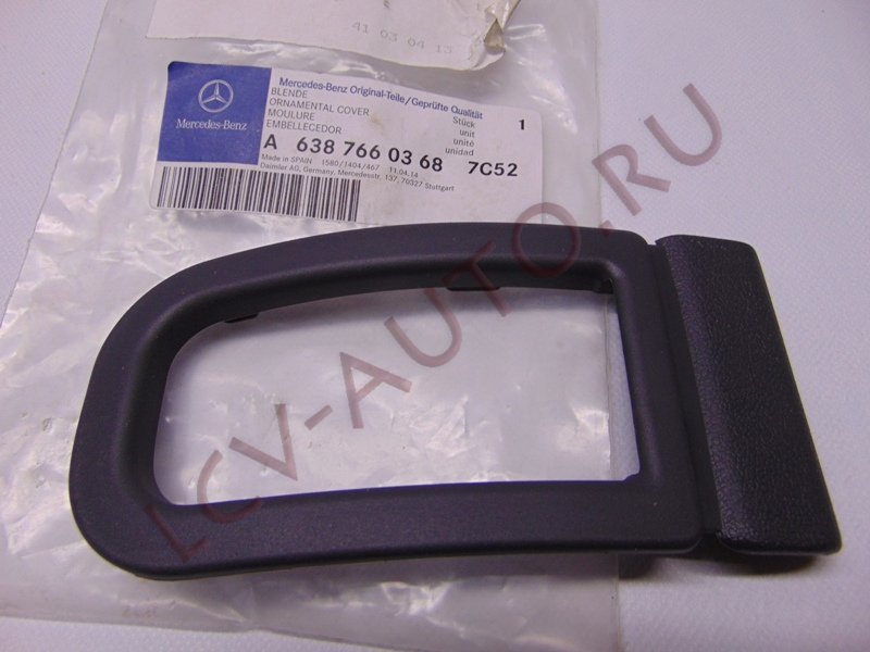Накладка ручки передней двери - MERCEDES (артикул: 63876603687C52)