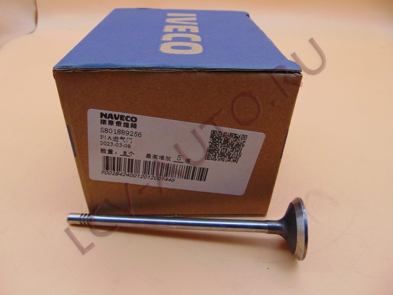 Клапан впускной 2.3 IVECO - NAVECO (артикул: 5801889256)