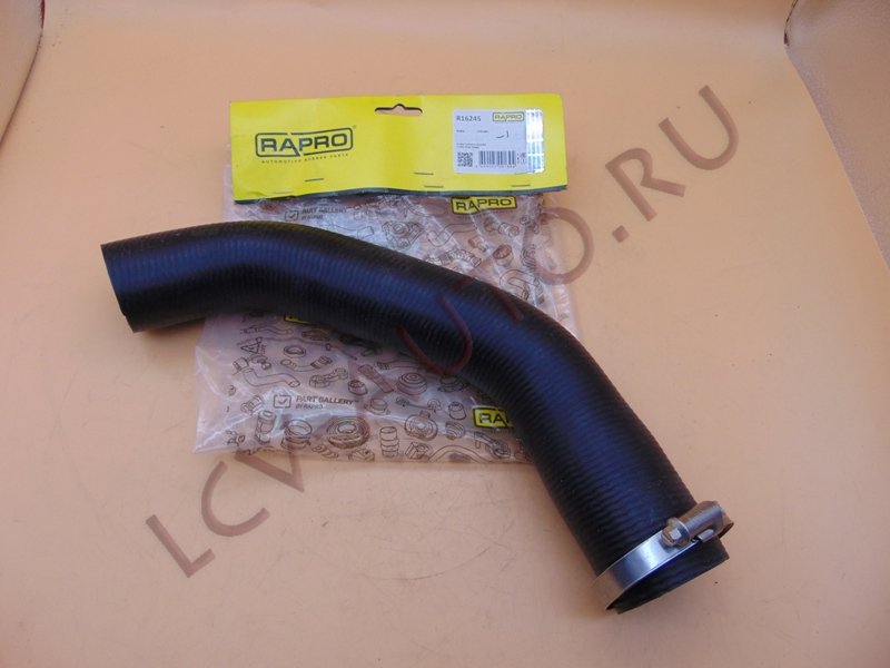 Патрубок интеркуллера (выпускной) 125-155 FORD длинный - RAPRO (артикул: R16245)