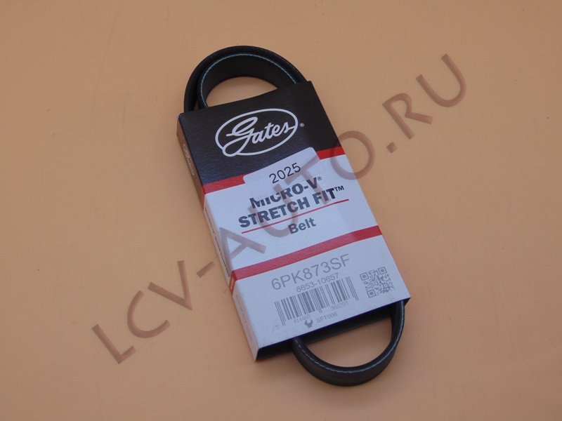 Ремень генератора без АС 2.2 FORD FWD - GATES (артикул: 6PK873SF)