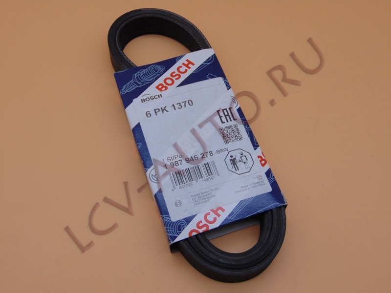Ремень 6PK1370 - BOSCH (артикул: 1987946278)