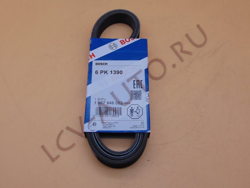 Ремень 6PK1390 - BOSCH (артикул: 1987946052)