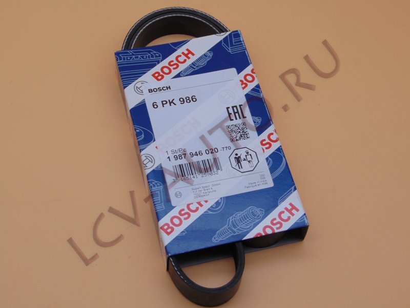 Ремень 6PK986 - BOSCH (артикул: 1987946020)