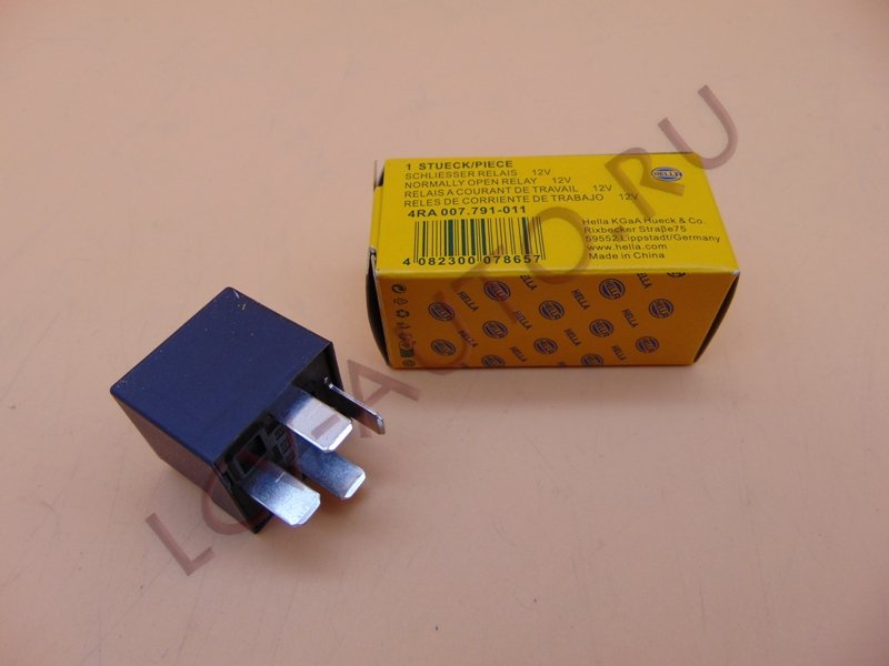 Реле 12V 40A 4 контакта - HELLA (артикул: 4RA 007 791-011)