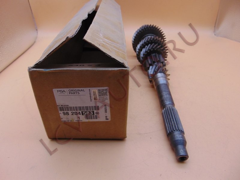 Вал первичный КПП (КПП 2 ВАЛА 6 ступ) - PEUGEOT-CITROEN (артикул: 9820458380)