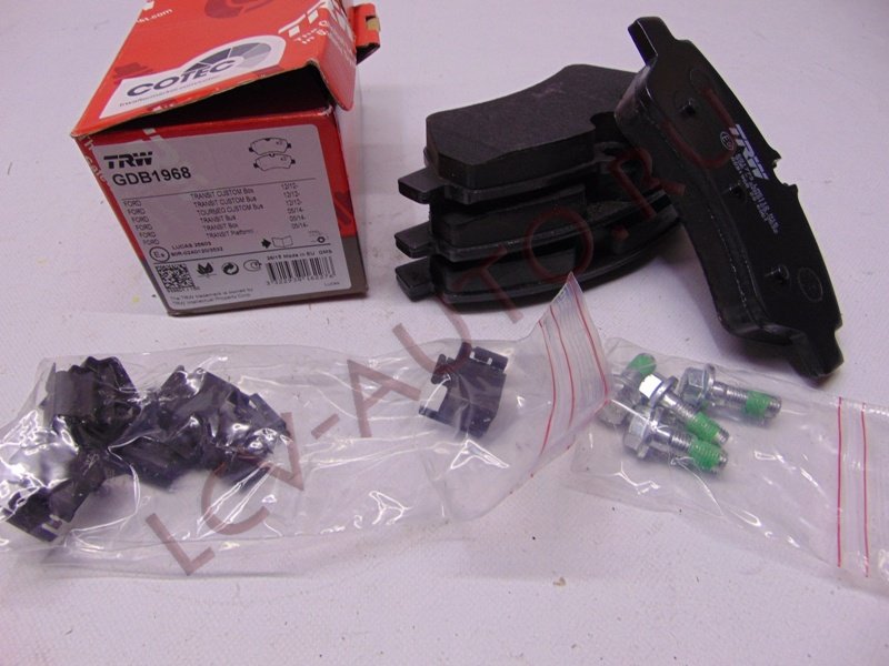 Колодки тормозные задние - TRW (артикул: GDB1968)