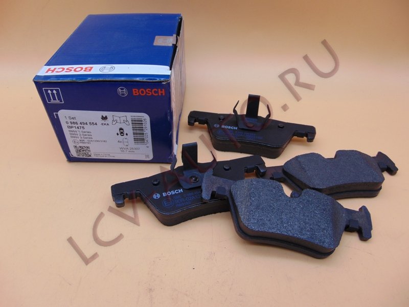 Колодки тормозные задние +F30 - BOSCH (артикул: 0986494554)