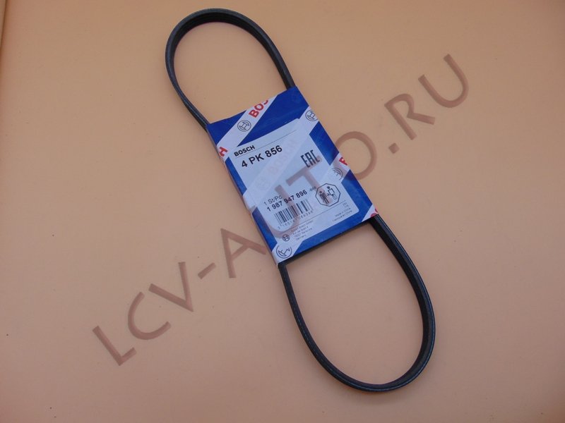Ремень поликлиновой 4PK856 - BOSCH (артикул: 1987947896)
