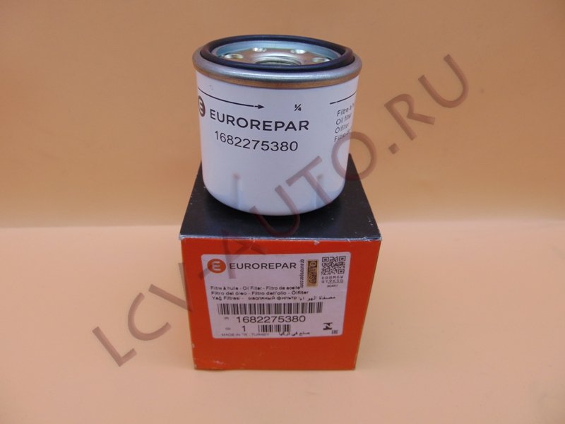 Фильтр масляный LARGUS, LOGAN, SANDERO, DUSTER - EUROREPAR (артикул: 1682275380)