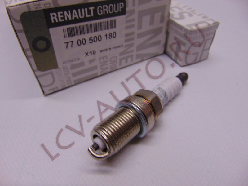 Свеча зажигания - RENAULT (артикул: 7700500180)
