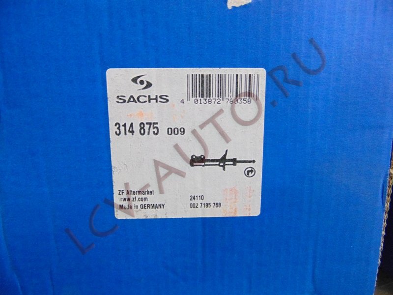 Амортизатор передний правый +F10 - SACHS (артикул: 314 875)