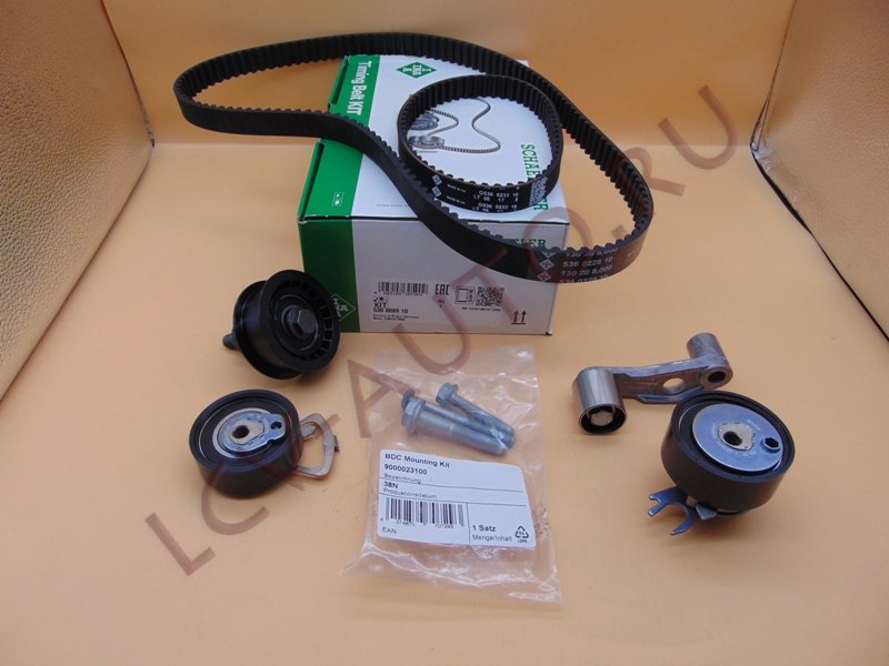 Ремень ГРМ + ролики - INA (артикул: 530 0089 10)