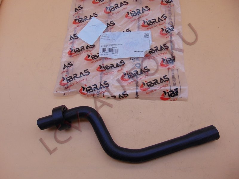 Патрубок расширительного бачка нижний 2.3 IVECO - IBRAS (артикул: 14838)