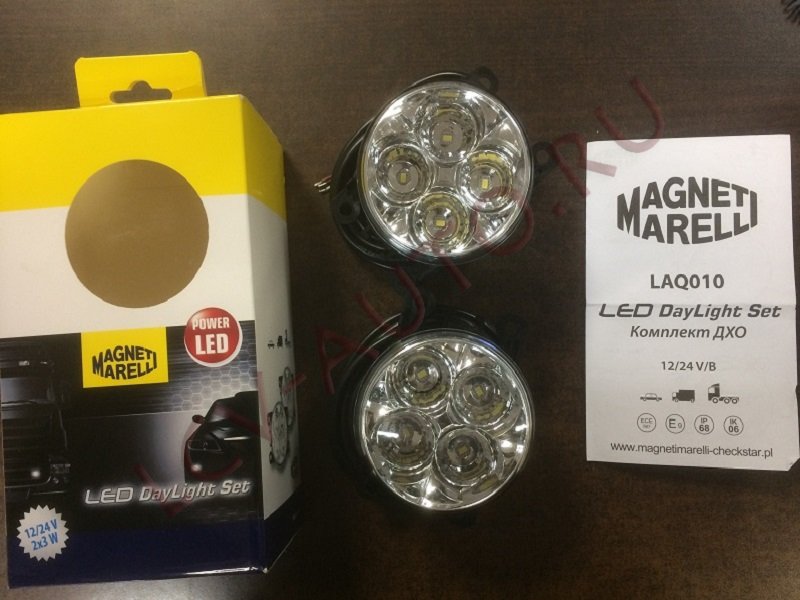 Дневные х/огни LED 6000K - MAGNETI MARELLI (артикул: LAQ010)