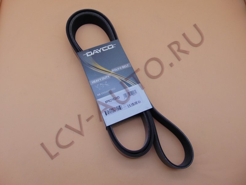 Ремень генератора 8PK2160 CUMMINS ISF 2.8 - DAYCO (артикул: 8PK2163HD)