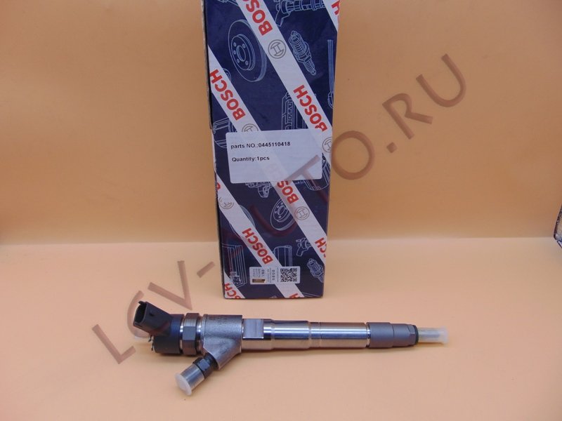 Форсунка топливная 2.3 IVECO под шайбу - BOSCH (артикул: 0445110418 V)