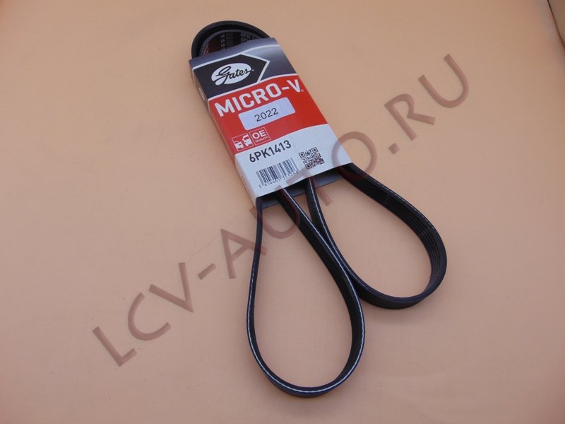 Ремень генератора - GATES (артикул: 6PK1413)
