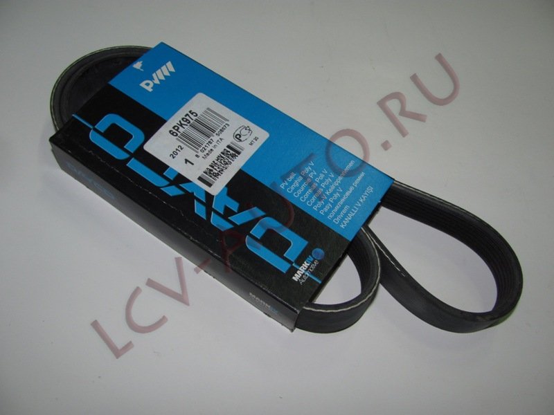 Ремень генератора +AC 2.3 IVECO - DAYCO (артикул: 6PK975)